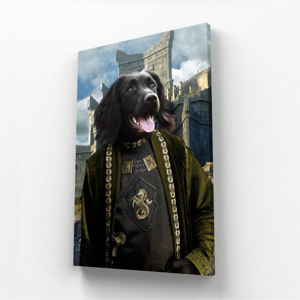 The Sea Lord (House Of The Dragon Inspired): Custom Pet Canvas - Paw & Glory - Dog Portraits - Pet Portraits