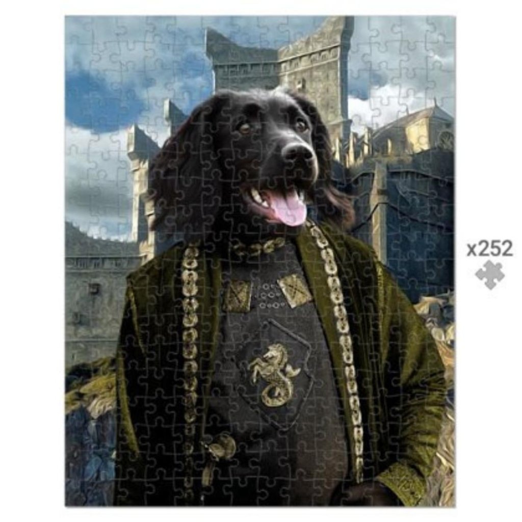 The Sea Lord (House Of The Dragon Inspired): Custom Pet Puzzle - Paw & Glory - Dog Portraits - Pet Portraits