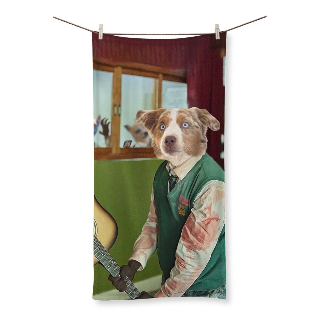 The Selfless Friend (All Of Us Are Dead Inspired): Custom Pet Towel - Paw & Glory - Dog Portraits - Pet Portraits