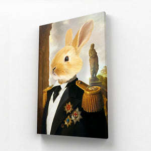 The Sergeant: Animal Art Canvas - Paw & Glory - Dog Portraits - Pet Portraits