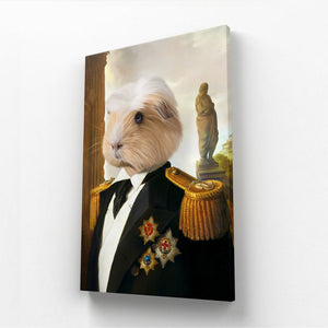 The Sergeant: Animal Art Canvas - Paw & Glory - Dog Portraits - Pet Portraits