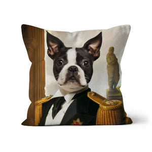 The Sergeant: Custom Pet Pillow - Paw & Glory - Dog Portraits - Pet Portraits