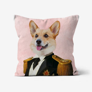 The Sergeant: Custom Pet Pillow - Paw & Glory - Dog Portraits - Pet Portraits