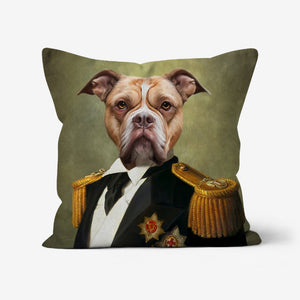 The Sergeant: Custom Pet Pillow - Paw & Glory - Dog Portraits - Pet Portraits