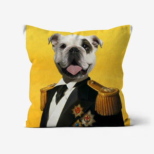 The Sergeant: Custom Pet Pillow - Paw & Glory - Dog Portraits - Pet Portraits