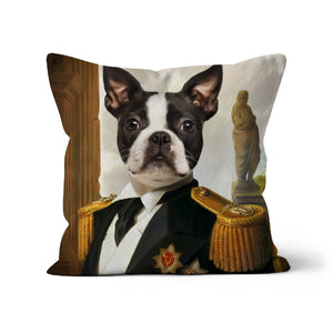 The Sergeant: Custom Pet Pillow - Paw & Glory - Dog Portraits - Pet Portraits