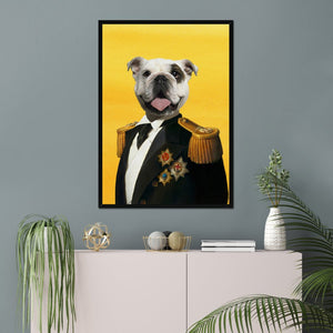 The Sergeant: Custom Pet Portrait - Paw & Glory - Dog Portraits - Pet Portraits