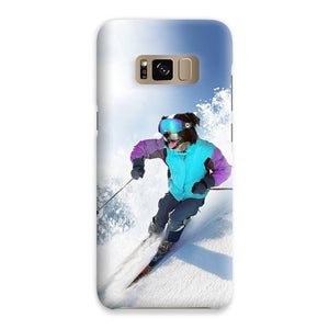 The Skiier: Custom Pet Phone Case - Paw & Glory - Dog Portraits - Pet Portraits