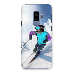 The Skiier: Custom Pet Phone Case - Paw & Glory - Dog Portraits - Pet Portraits