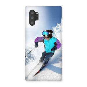 The Skiier: Custom Pet Phone Case - Paw & Glory - Dog Portraits - Pet Portraits