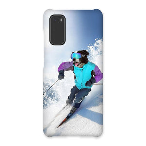 The Skiier: Custom Pet Phone Case - Paw & Glory - Dog Portraits - Pet Portraits