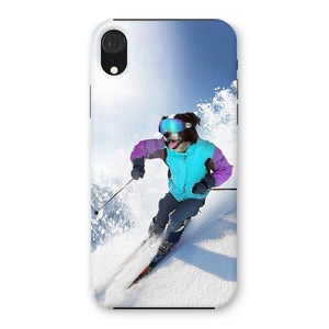 The Skiier: Custom Pet Phone Case - Paw & Glory - Dog Portraits - Pet Portraits