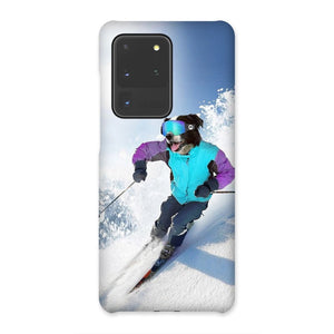 The Skiier: Custom Pet Phone Case - Paw & Glory - Dog Portraits - Pet Portraits