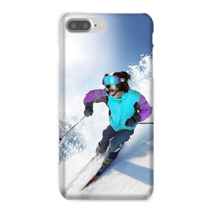 The Skiier: Custom Pet Phone Case - Paw & Glory - Dog Portraits - Pet Portraits