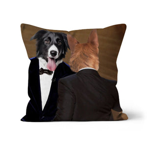 The Slap: Custom Pet Pillow - Paw & Glory - Dog Portraits - Pet Portraits