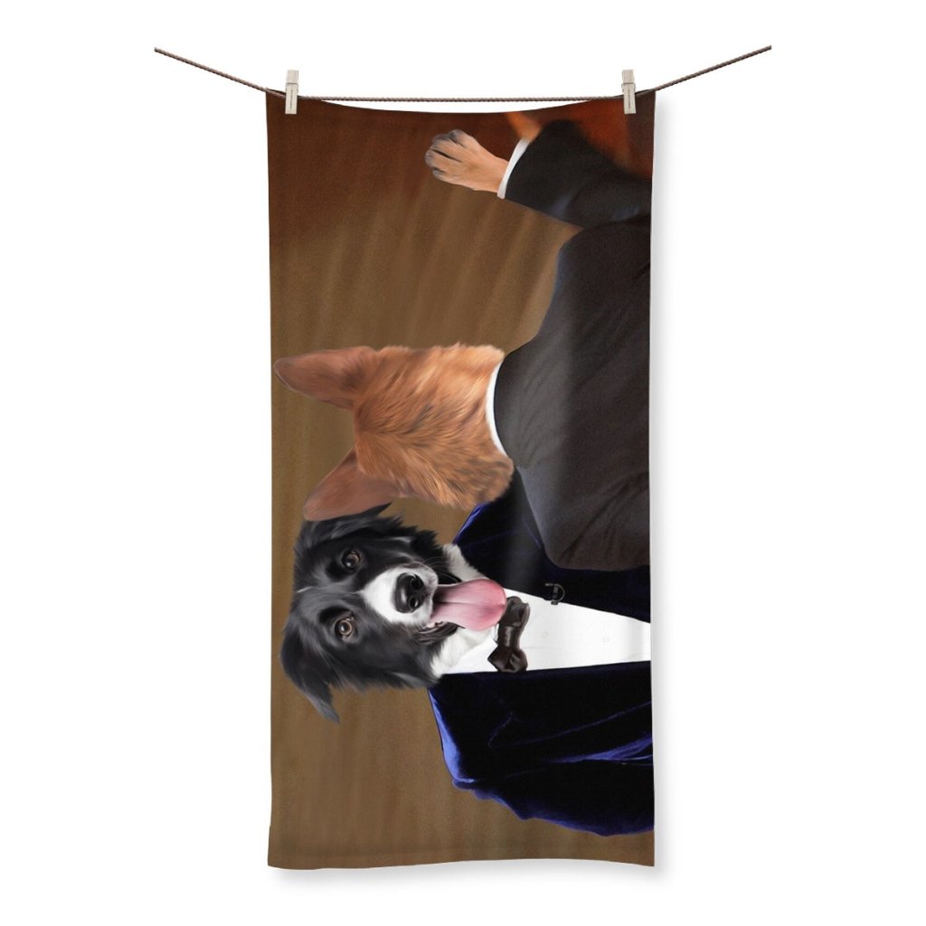 The Slap: Custom Pet Towel - Paw & Glory - Dog Portraits - Pet Portraits