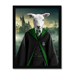 The Slytherin (Harry Potter Inspired): Animal Art Framed Portrait - Paw & Glory - Dog Portraits - Pet Portraits