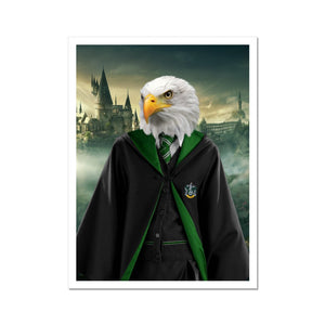 The Slytherin (Harry Potter Inspired): Animal Art Poster - Paw & Glory - Dog Portraits - Pet Portraits