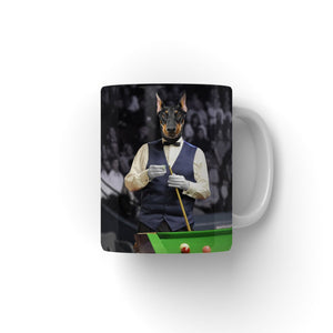 The Snooker Player: Custom Pet Coffee Mug - Paw & Glory - Dog Portraits - Pet Portraits