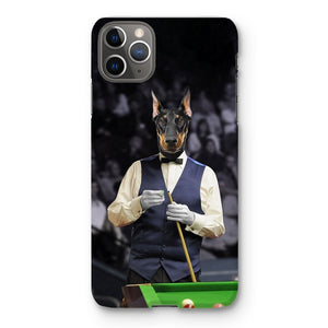 The Snooker Player: Custom Pet Phone Case - Paw & Glory - Dog Portraits - Pet Portraits