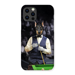 The Snooker Player: Custom Pet Phone Case - Paw & Glory - Dog Portraits - Pet Portraits