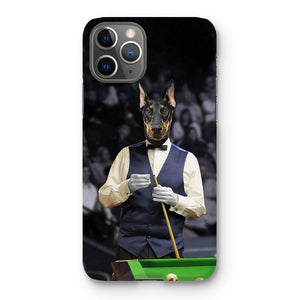 The Snooker Player: Custom Pet Phone Case - Paw & Glory - Dog Portraits - Pet Portraits