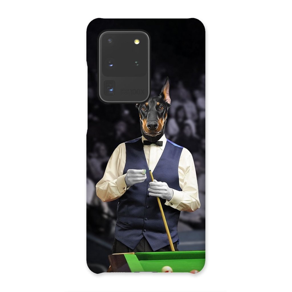 The Snooker Player: Custom Pet Phone Case - Paw & Glory - Dog Portraits - Pet Portraits