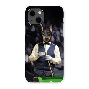 The Snooker Player: Custom Pet Phone Case - Paw & Glory - Dog Portraits - Pet Portraits