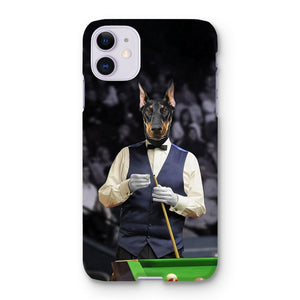 The Snooker Player: Custom Pet Phone Case - Paw & Glory - Dog Portraits - Pet Portraits