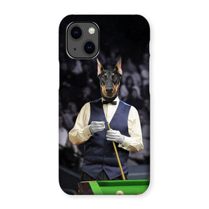 The Snooker Player: Custom Pet Phone Case - Paw & Glory - Dog Portraits - Pet Portraits