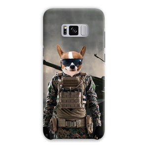 The Soldier: Custom Pet Phone Case - Paw & Glory - Dog Portraits - Pet Portraits