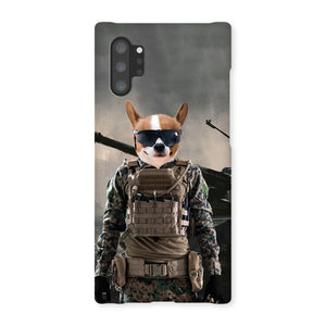 The Soldier: Custom Pet Phone Case - Paw & Glory - Dog Portraits - Pet Portraits