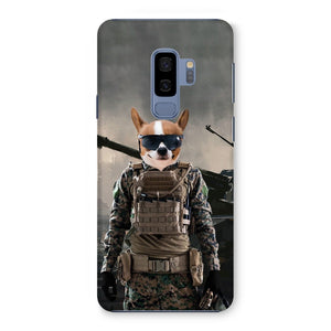 The Soldier: Custom Pet Phone Case - Paw & Glory - Dog Portraits - Pet Portraits