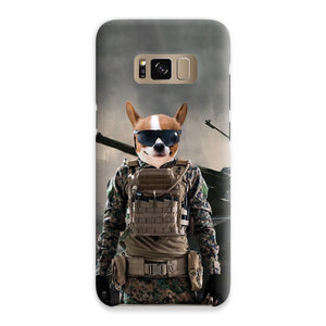 The Soldier: Custom Pet Phone Case - Paw & Glory - Dog Portraits - Pet Portraits