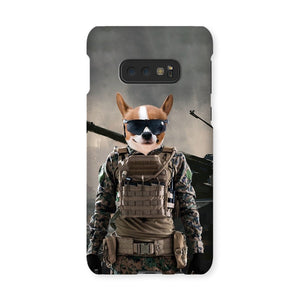 The Soldier: Custom Pet Phone Case - Paw & Glory - Dog Portraits - Pet Portraits