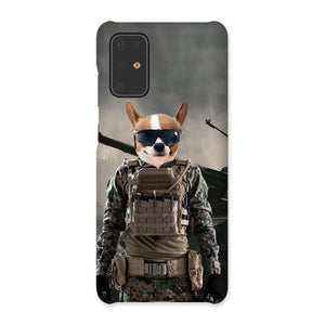 The Soldier: Custom Pet Phone Case - Paw & Glory - Dog Portraits - Pet Portraits