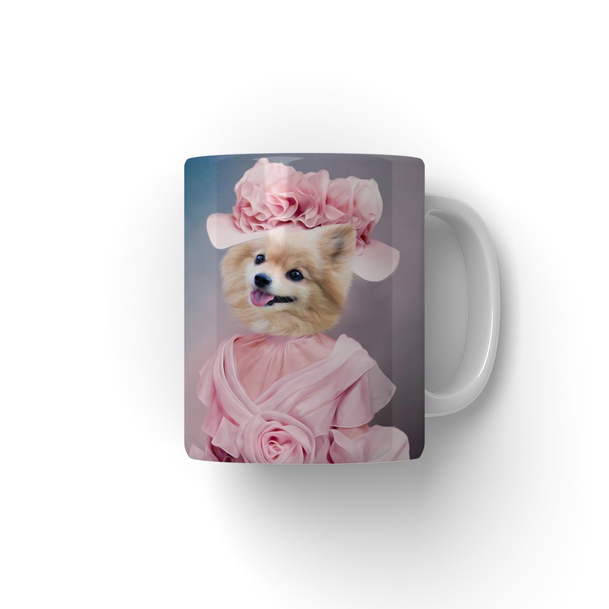 The Southern Bell: Custom Pet Coffee Mug - Paw & Glory - Dog Portraits - Pet Portraits