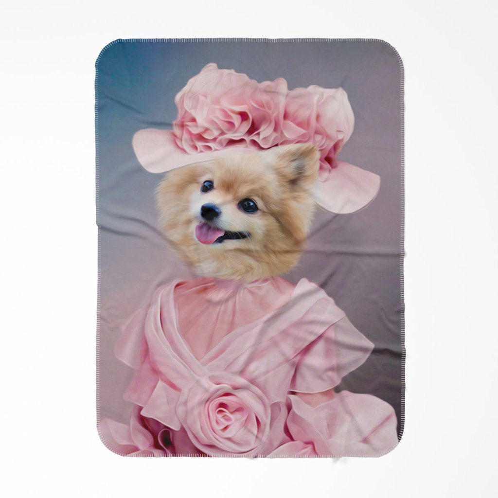 The Southern Belle: Custom Pet Blanket - Paw & Glory - Dog Portraits - Pet Portraits