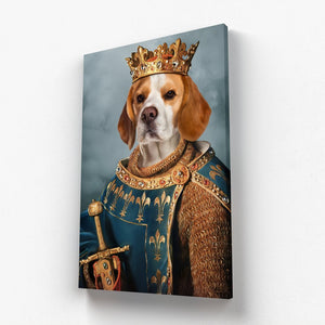 The Sovereign: Custom Pet Canvas - Paw & Glory - Dog Portraits - Pet Portraits