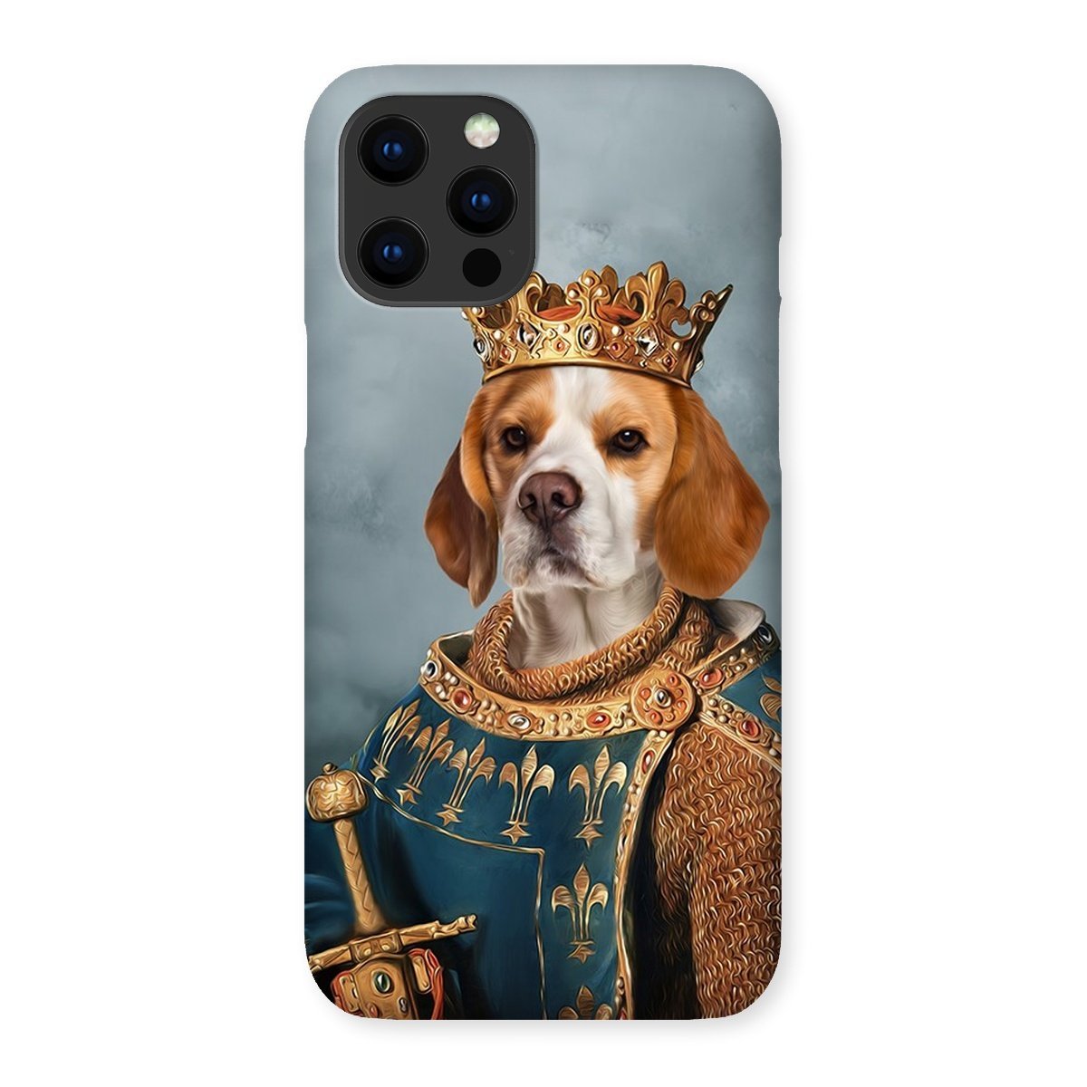 The Sovereign: Custom Pet Phone Case - Paw & Glory - Dog Portraits - Pet Portraits