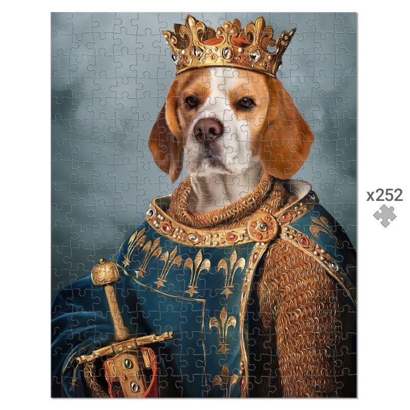 The Sovereign: Custom Pet Puzzle - Paw & Glory - Dog Portraits - Pet Portraits