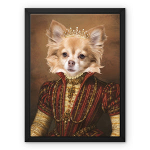 The Spanish Princess: Custom Pet Canvas - Paw & Glory - Dog Portraits - Pet Portraits