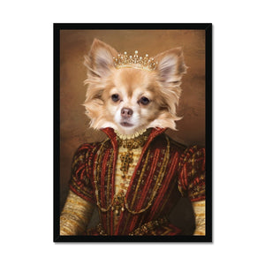 The Spanish Princess: Custom Pet Portrait - Paw & Glory - Dog Portraits - Pet Portraits