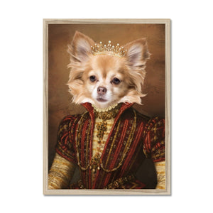 The Spanish Princess: Custom Pet Portrait - Paw & Glory - Dog Portraits - Pet Portraits