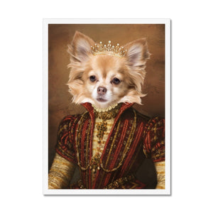 The Spanish Princess: Custom Pet Portrait - Paw & Glory - Dog Portraits - Pet Portraits