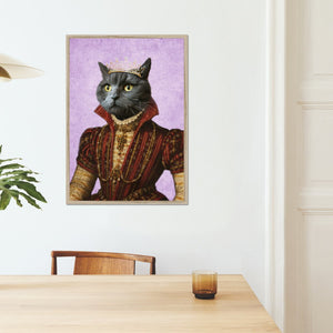 The Spanish Princess: Custom Pet Portrait - Paw & Glory - Dog Portraits - Pet Portraits