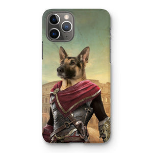 The Spartan: Custom Pet Phone Case - Paw & Glory - Dog Portraits - Pet Portraits