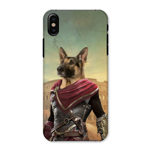 The Spartan: Custom Pet Phone Case - Paw & Glory - Dog Portraits - Pet Portraits