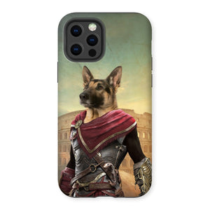 The Spartan: Custom Pet Phone Case - Paw & Glory - Dog Portraits - Pet Portraits