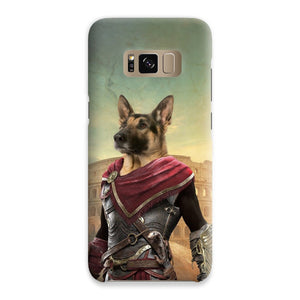 The Spartan: Custom Pet Phone Case - Paw & Glory - Dog Portraits - Pet Portraits